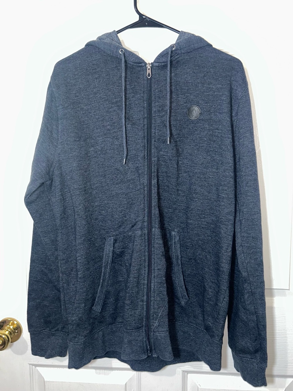 Volcom Men's Full-Zip Hoodie - Charcoal Heather